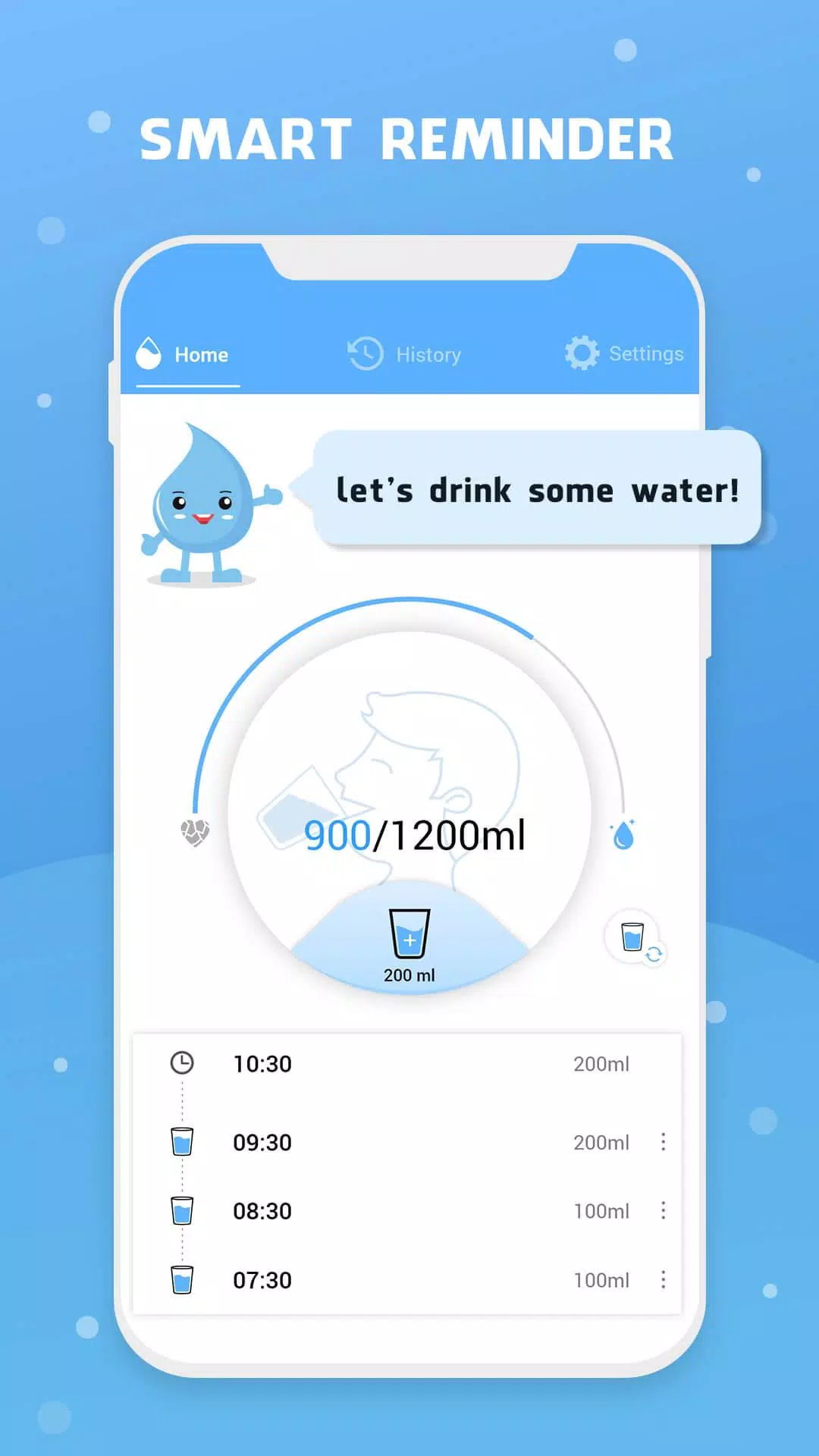 Water Reminder - Remind Drink 應用截圖第1張
