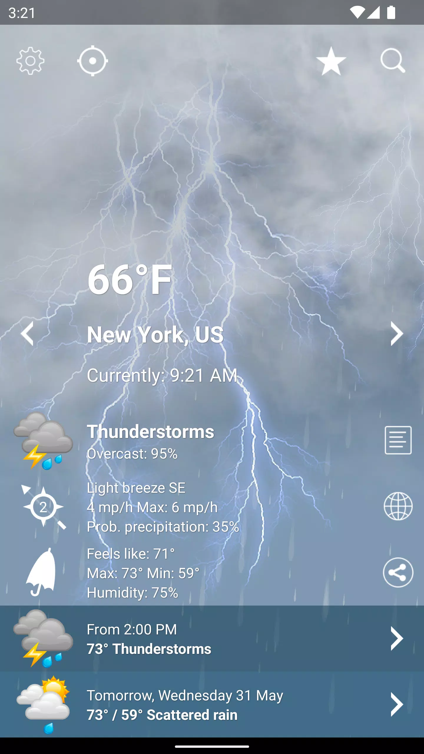 Weather XL PRO應用截圖第2張