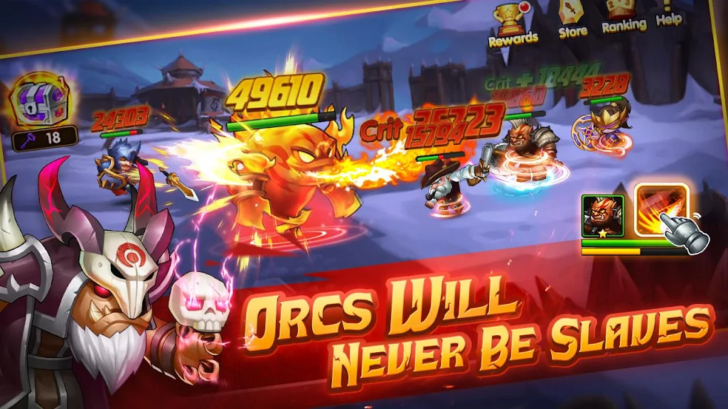 Magic Orcs: Free Battle RPG स्क्रीनशॉट 4