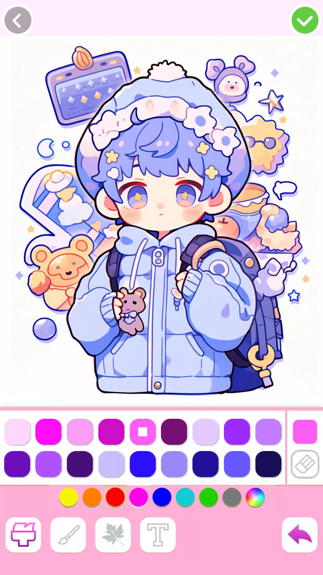 Cute Drawing : Anime Color Fan应用截图第2张
