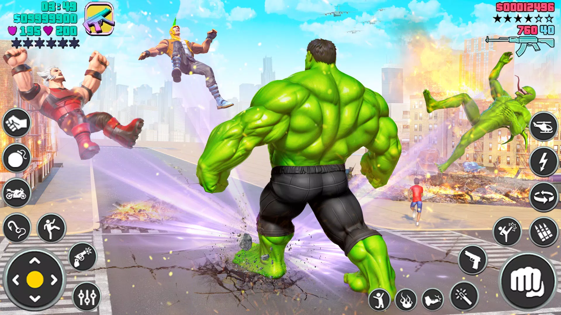 Grand Incredible Monster Hero Capture d’écran 3