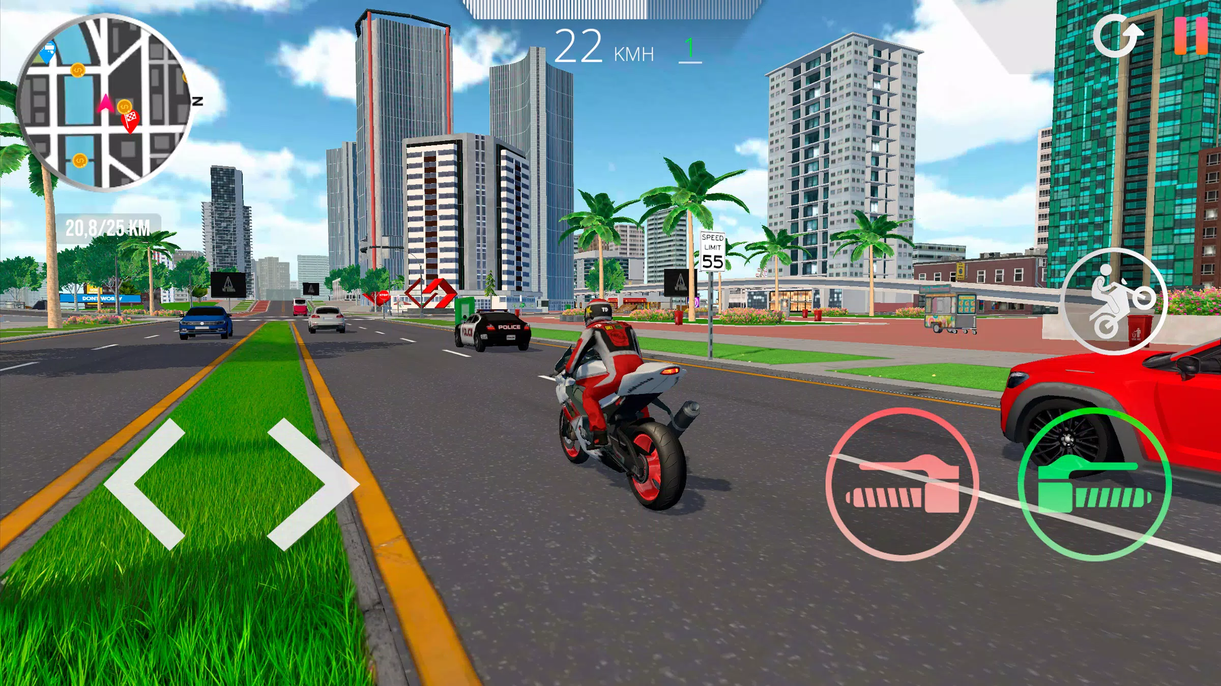 Motorcycle Real Simulator 스크린샷 4