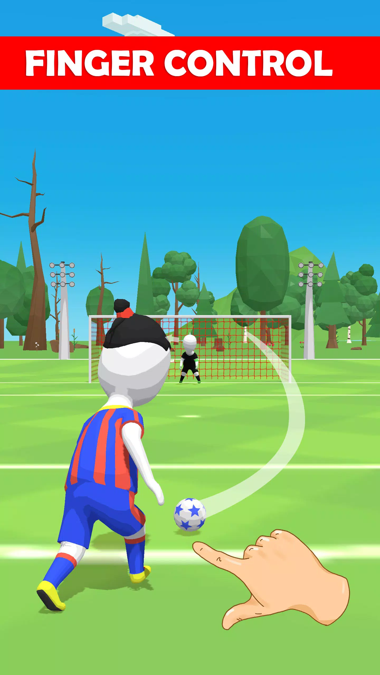 Stickman Freekick 스크린샷 1