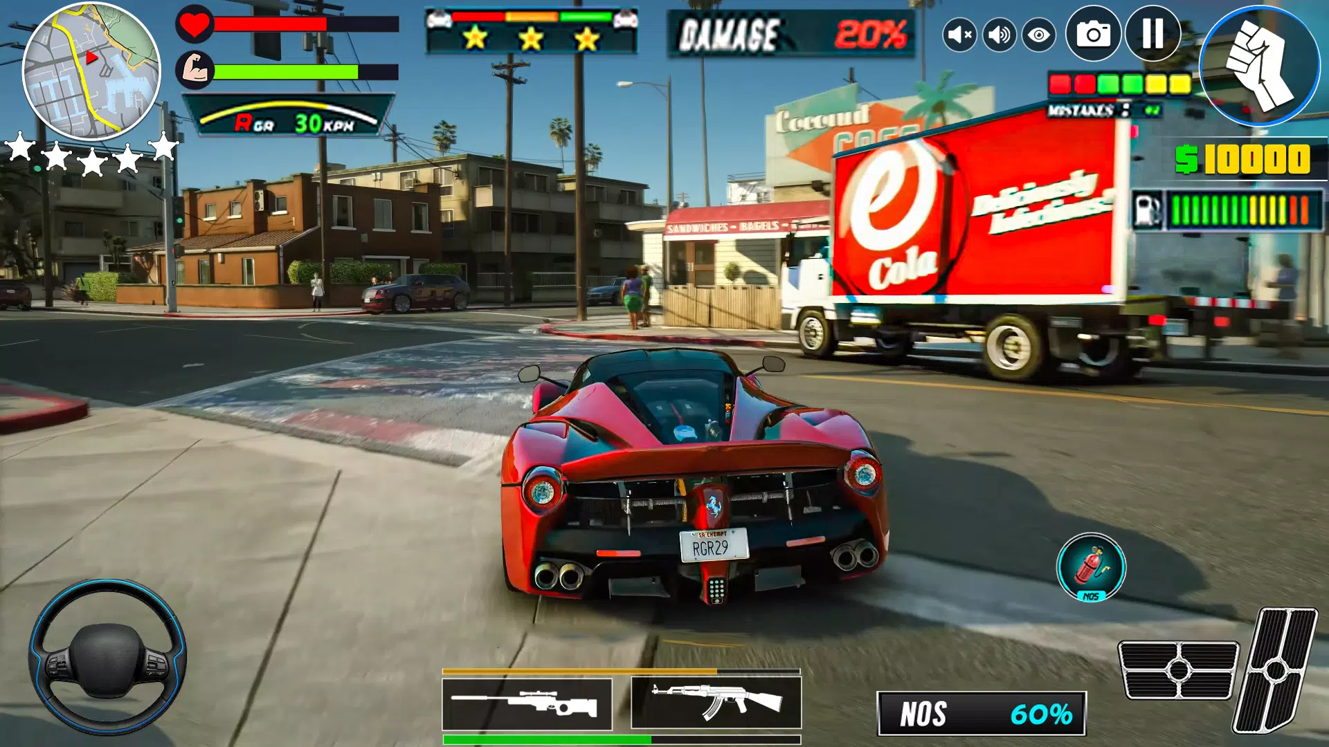 Vegas City Gangster Crime Game Captura de tela 4