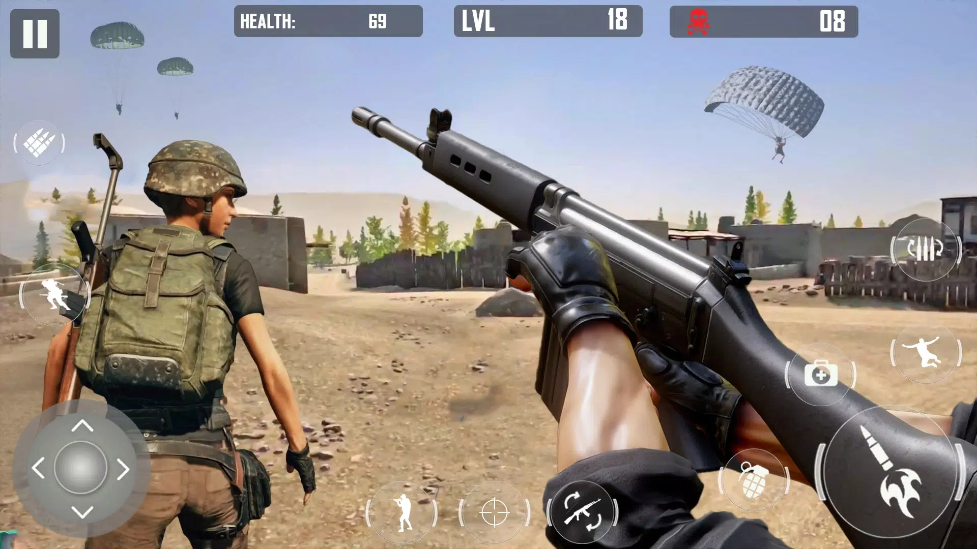 Squad Fire Gun Games - Battleg Captura de tela 3