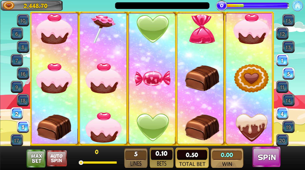 Candy Sweet Slot machine应用截图第2张