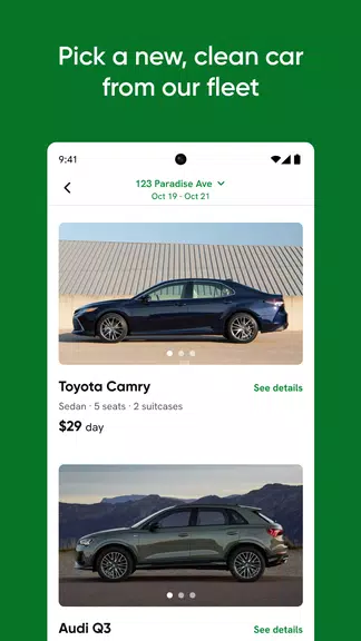 Kyte - Rental cars, your way. Скриншот 3