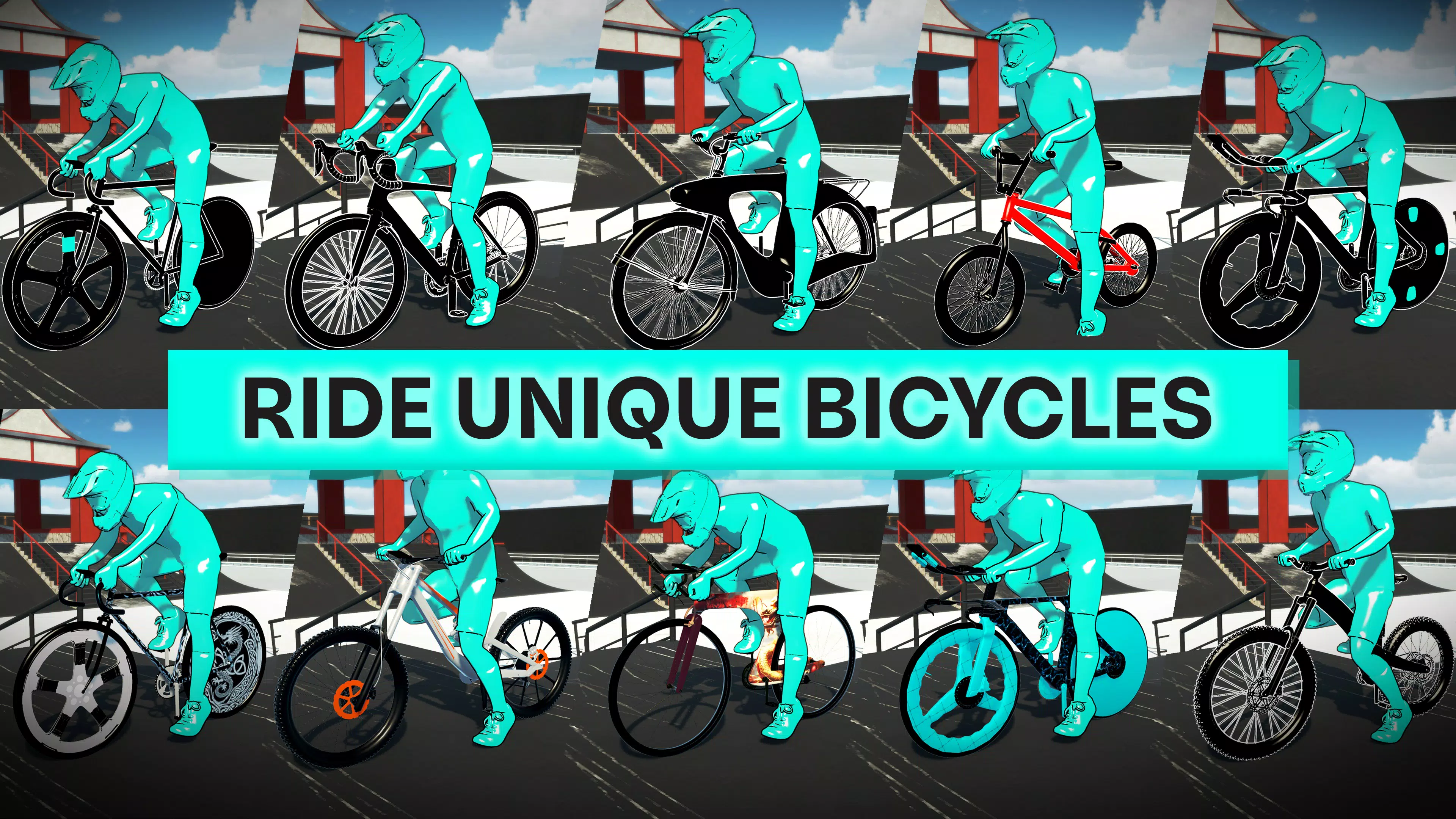 Bicycle Extreme Rider 3D Capture d’écran 3