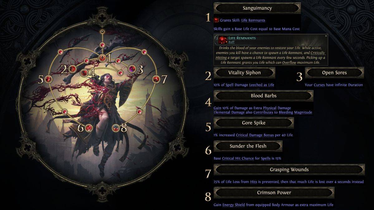 Blood Mage Ascendancy