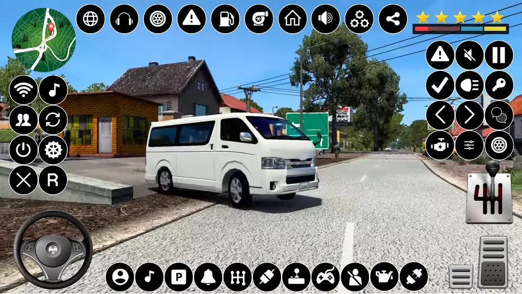Van Simulator Dubai Car Games Captura de pantalla 1