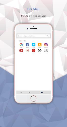 New Uc Browser 2021 - Mini & Secure Captura de pantalla 1