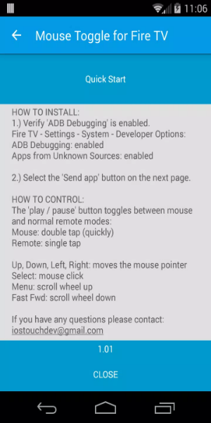 Mouse Toggle for Fire TV Captura de tela 2