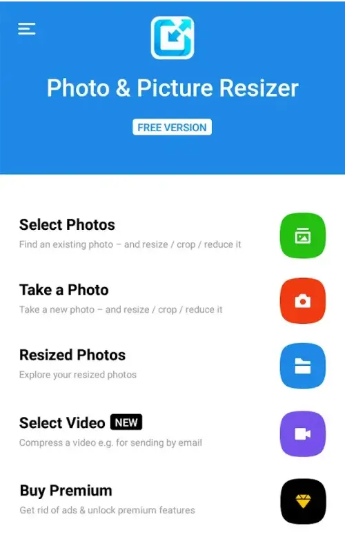 照片尺寸達人-Photo & Picture Resizer應用截圖第1張