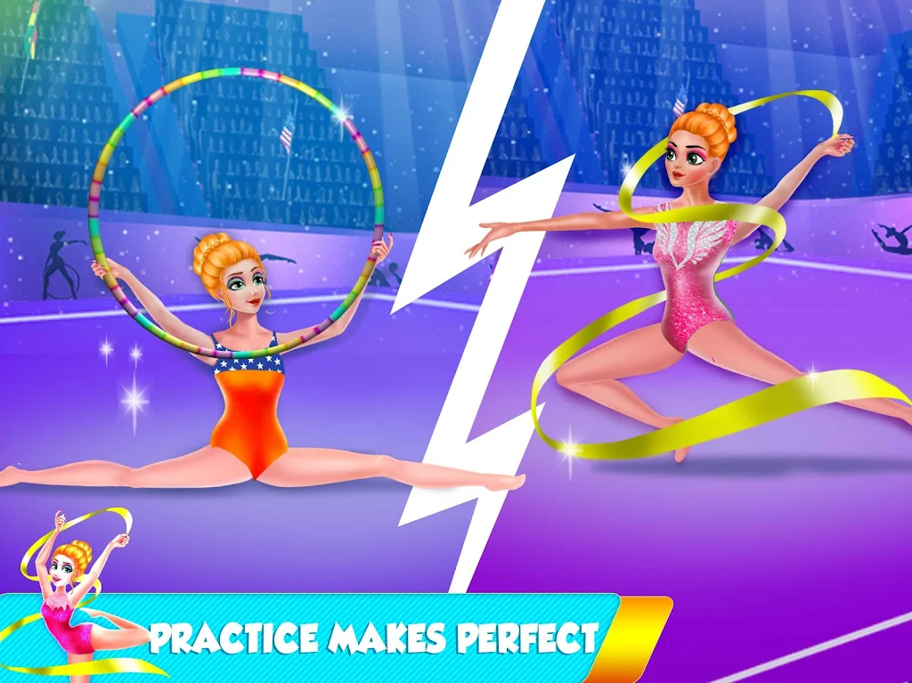 Star Girl Gymnastics Games Captura de pantalla 1