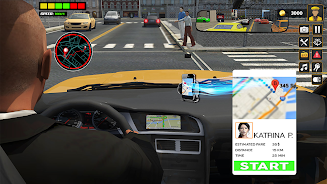 US Taxi Car Driving Games スクリーンショット 3