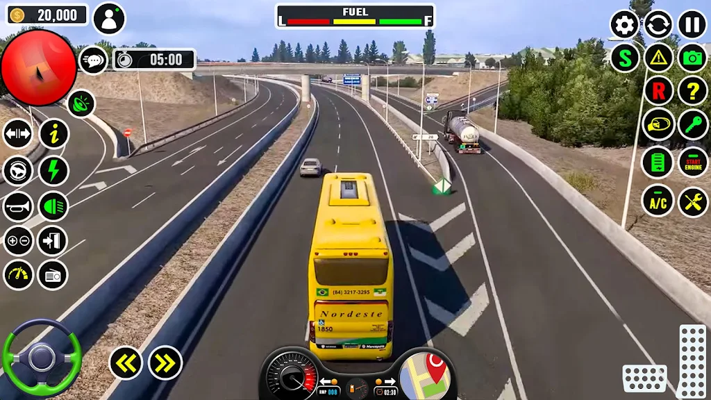 Coach Bus Driving 3D Bus Game应用截图第3张