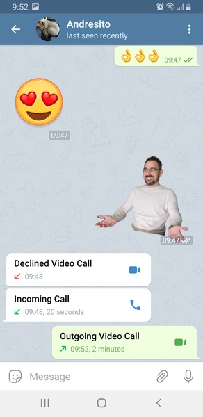 Telegram Beta Capture d'écran 2