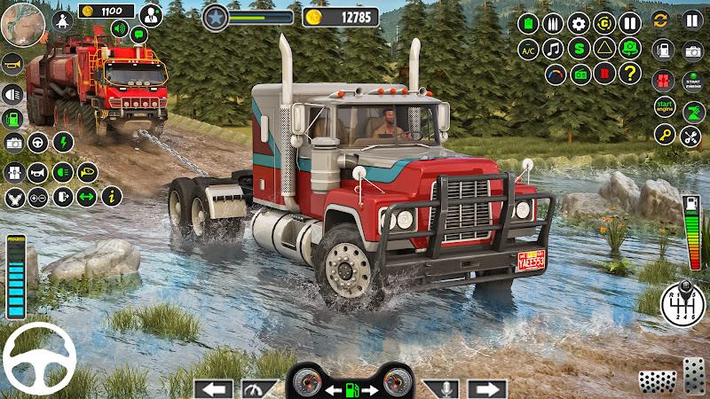 Snow Mud Truck Runner Offroad Captura de tela 4