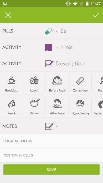 mySugr Diabetes Logbook Captura de pantalla 1
