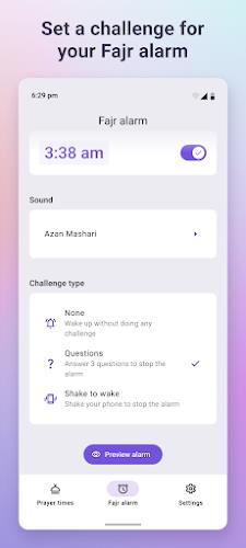 Fajr: Fajr Alarm, Prayer Times Capture d’écran 4