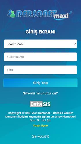 Dersonet Veli Modülü 스크린샷 1