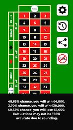 Roulette Profit Calculator Captura de tela 2