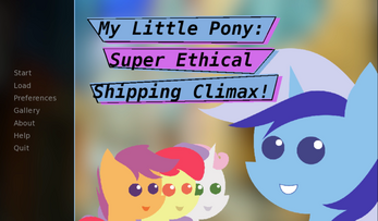 My Little Pony: Super Ethical Shipping Climax! Captura de tela 1