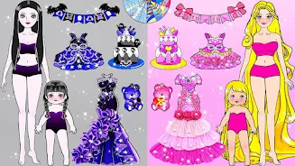 chibi doll dress up makeover 스크린샷 1