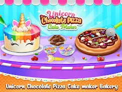 Sweet unicorn cake bakery chef Screenshot 1