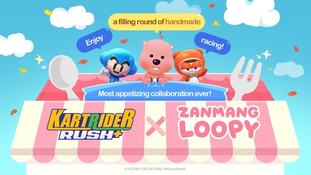 ¡KartRider Rush x ZanMang Loopy es una colaboración divertida con nuevos karts y 45 artículos nuevos!