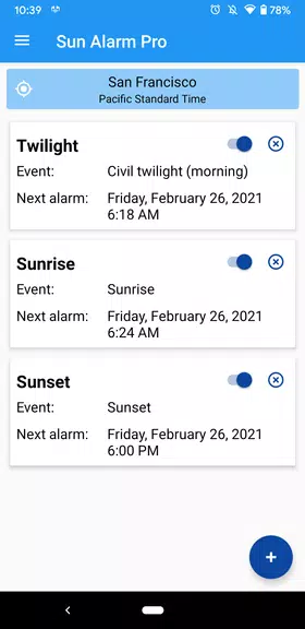Sun Alarm Captura de pantalla 1
