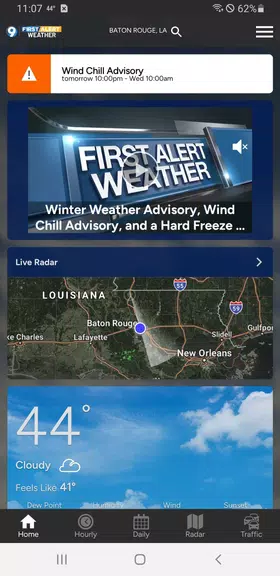 WAFB First Alert Weather Screenshot 1