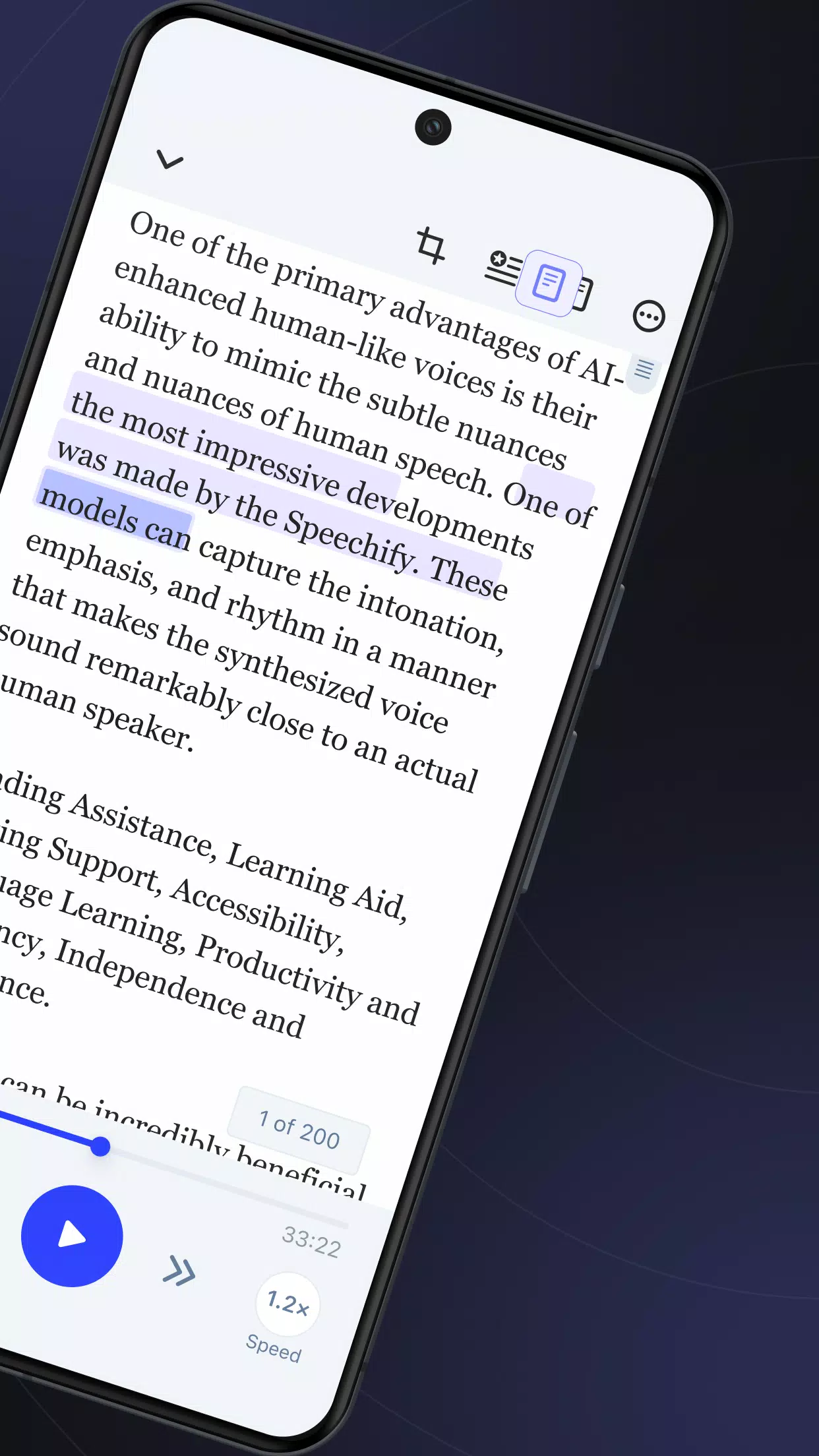 Speechify Text to Speech Voice Screenshot 2