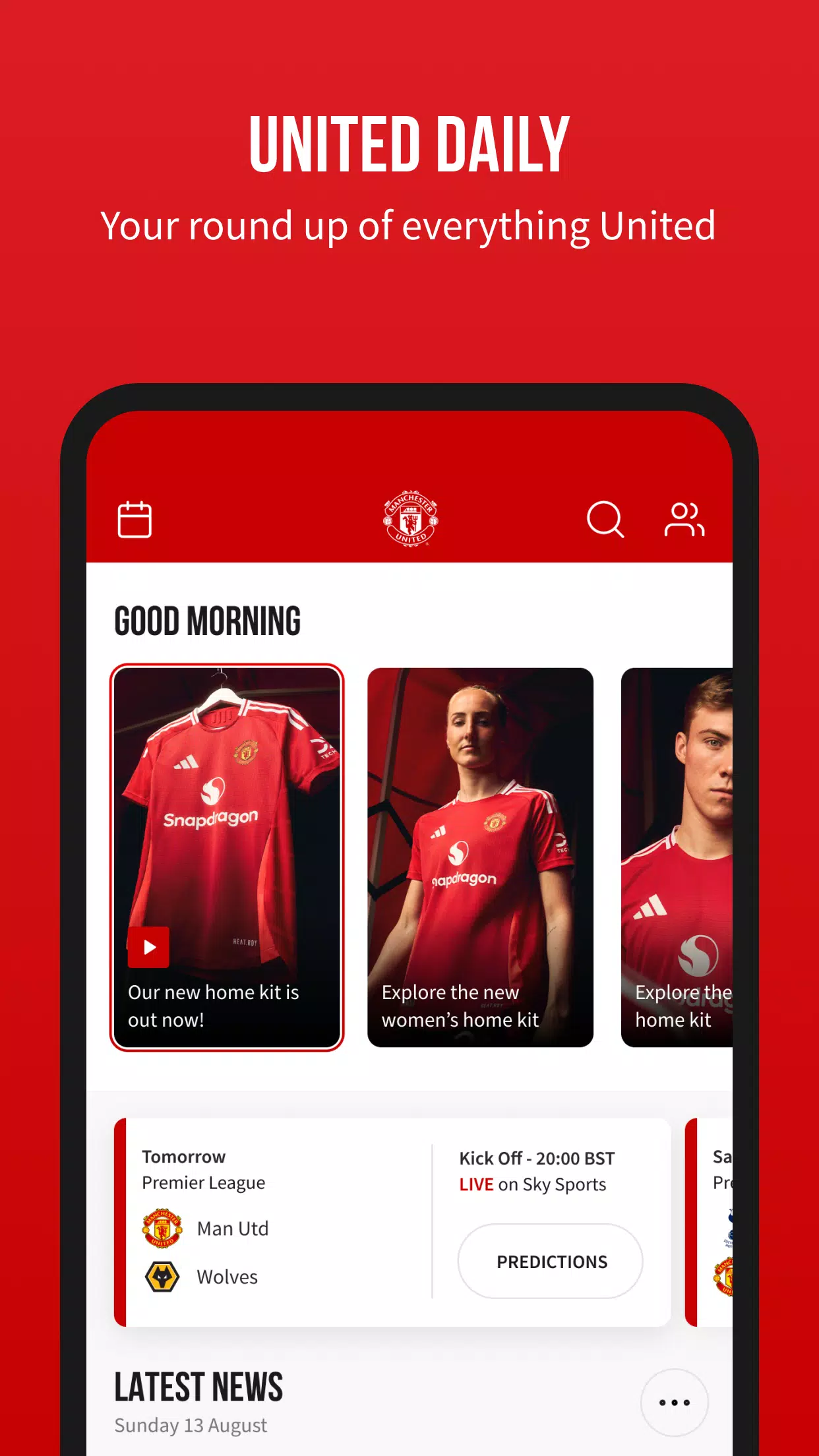 Manchester United Official App Capture d’écran 3