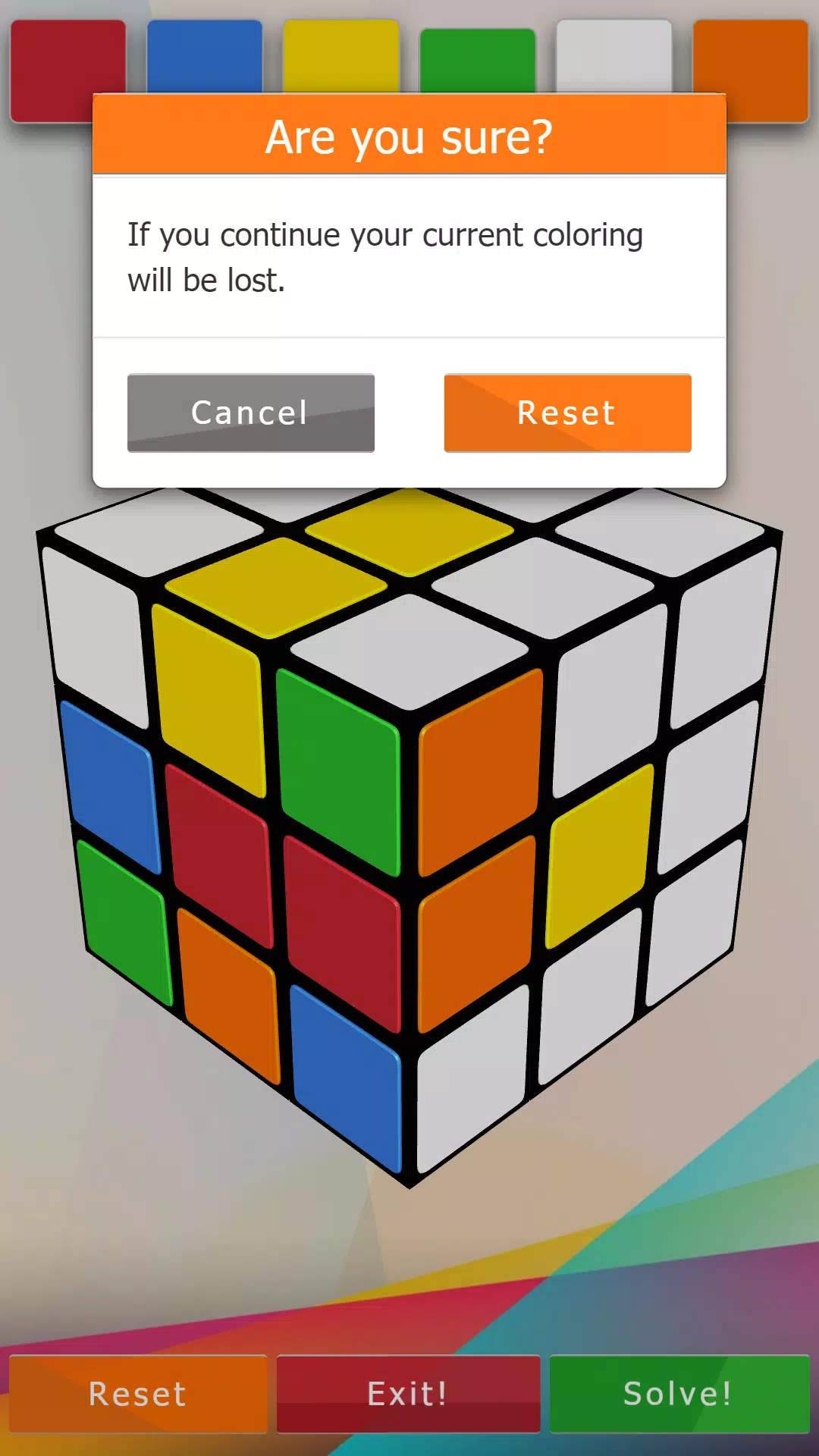 3D-Cube Solver Screenshot 2