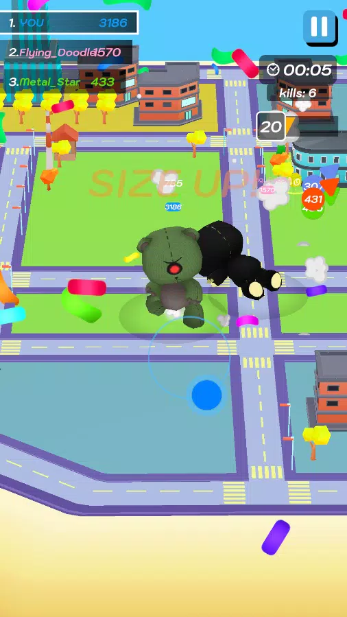Crazy Monster City Captura de tela 3