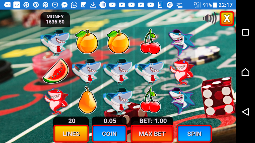 shark fruit casino slots machines Скриншот 3