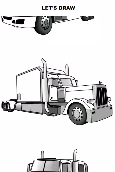 Draw Semi Trucks Screenshot 1