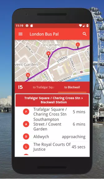 London Bus Pal: Live arrivals Capture d’écran 1