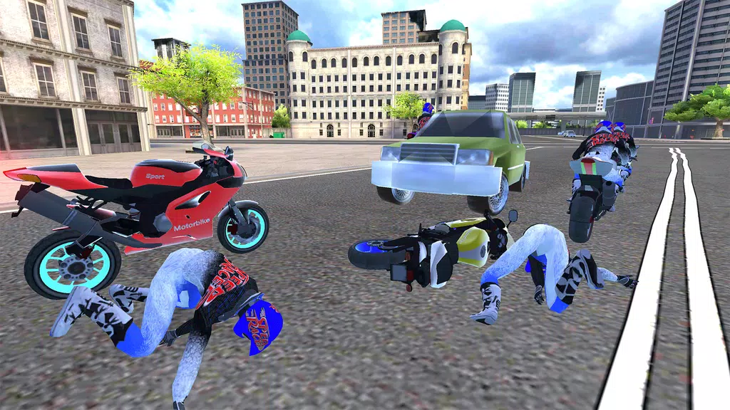 Real Moto Bike City Racing स्क्रीनशॉट 4