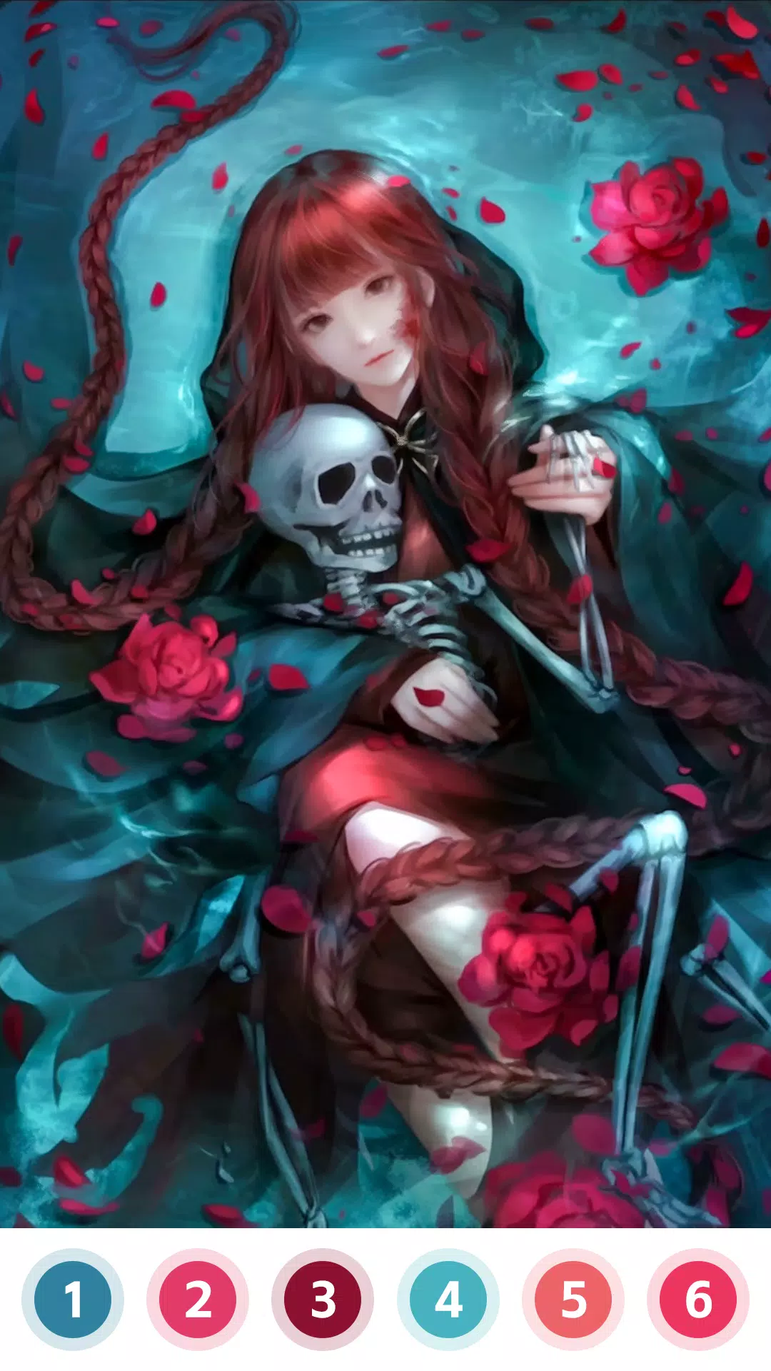 Love & Death Paint by Number Скриншот 2