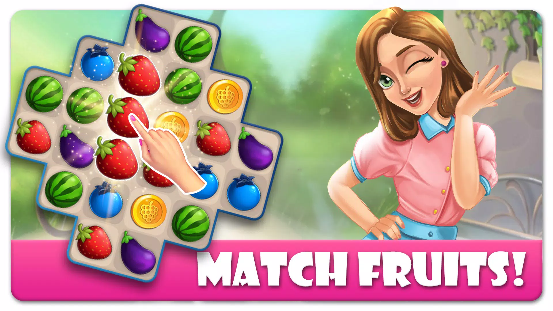 Anna’s Garden: Match 3 Games スクリーンショット 1