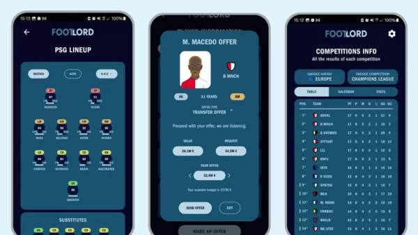 FootLord: Android's New Football Management Sim