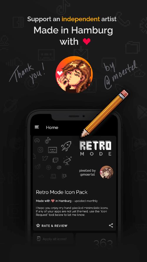 Retro Mode - Icon Pack (Light) Скриншот 4