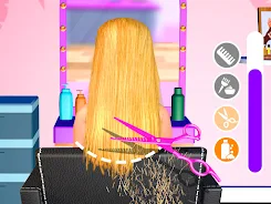 Hair Salon Makeover Girl Games應用截圖第4張