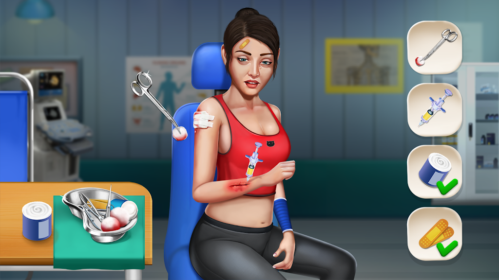Doctor Hospital Games Offline Captura de tela 3