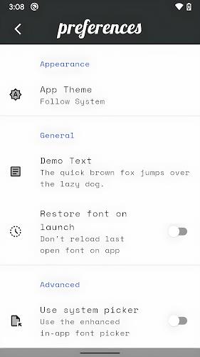 Font Viewer - Preview Fonts Captura de pantalla 3