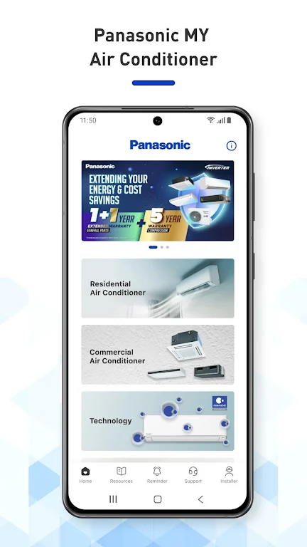 Panasonic MY Air Conditioner Screenshot 1