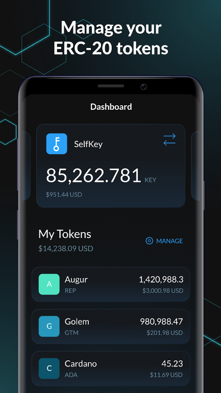 SelfKey Wallet應用截圖第2張