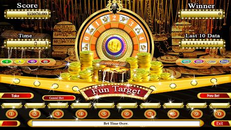 Fun Game Roulette Spin Target Captura de tela 3